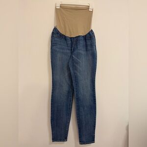 Indigo Blue High Rise Maternity Jeans